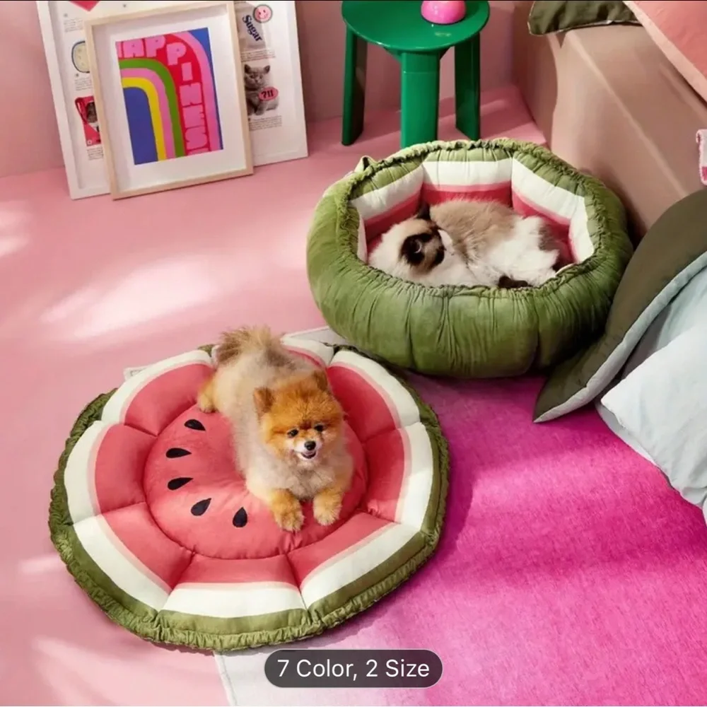 Lilac Donut dual purpose Dog Bed - Medium